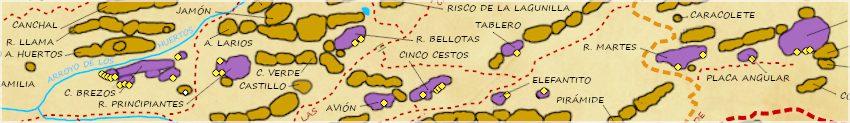Mapa de La Pedriza