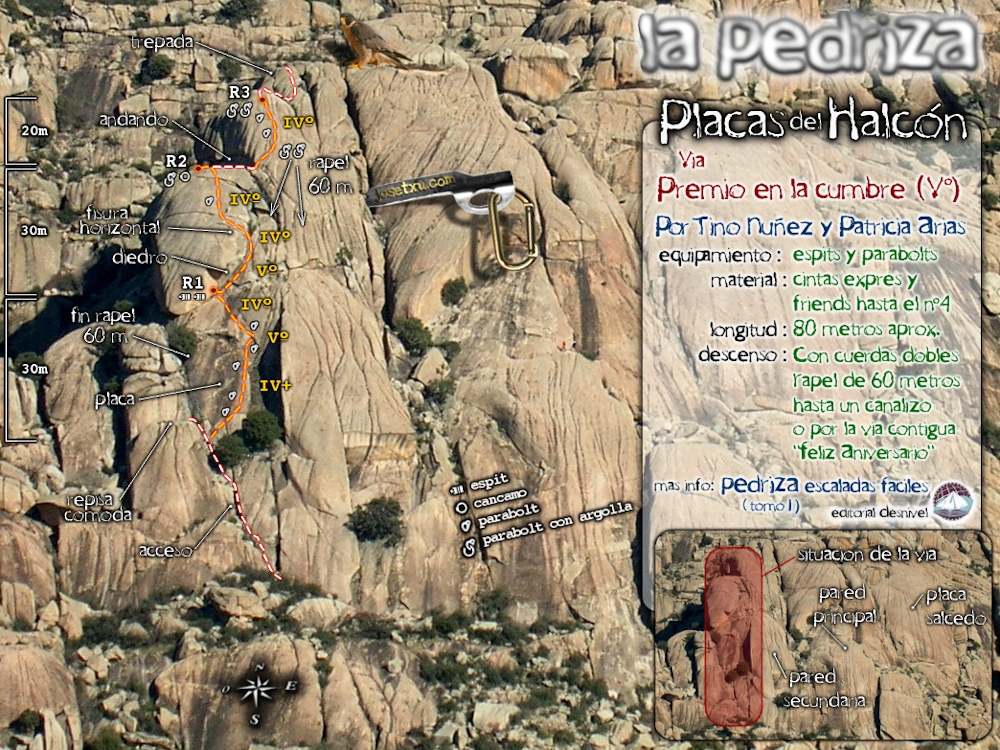Croquis Premio En La Cumbre Placas Del Halc n La Pedriza 